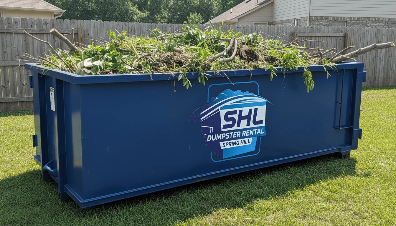 Yard Waste Dumpster Rental Spring Hill FL-img